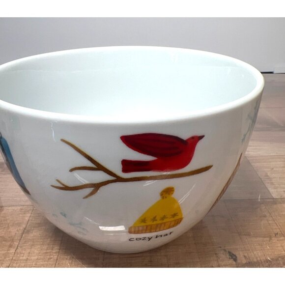 Crate & Barrel Holiday-Themed Ceramic Bowls Set Of 3 - Picture 11 of 13